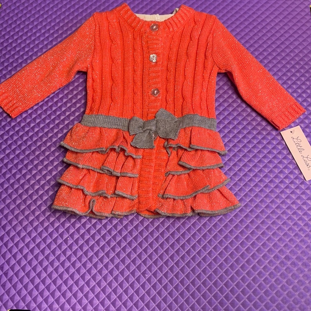 Coral Baby Sweater